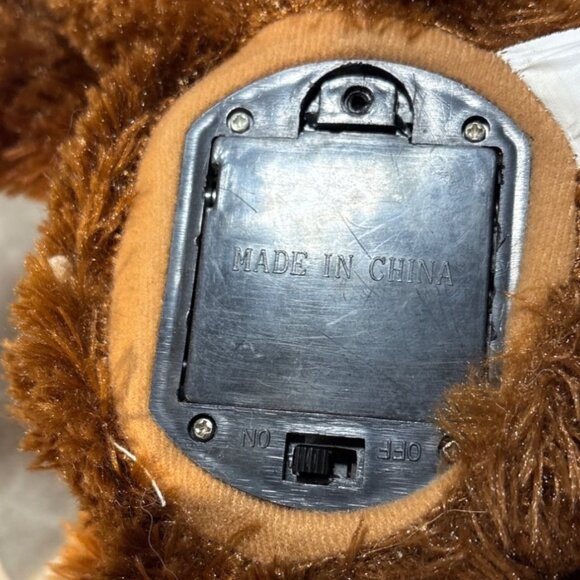 Beverly Hills Teddy Bear Animatronic Beary White Singing My Everything 11" Teste - Picture 6 of 7